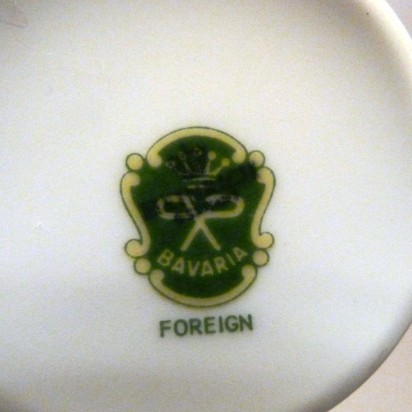 Leni Parbus PP Bavaria Demitasse Cup & Saucer set Gold Trim Germany FOREIGN Mark - Picture 9 of 9